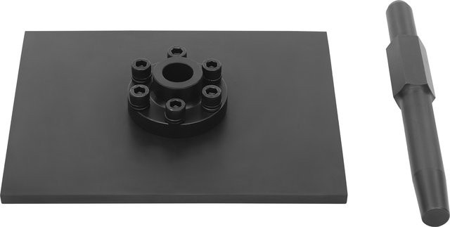 Elektrischer Vibrationsplattenverdichter aus 40 CR-Stahl in Schwarz für die Verdichtung von Boden, Kies und Sand - Bild 1