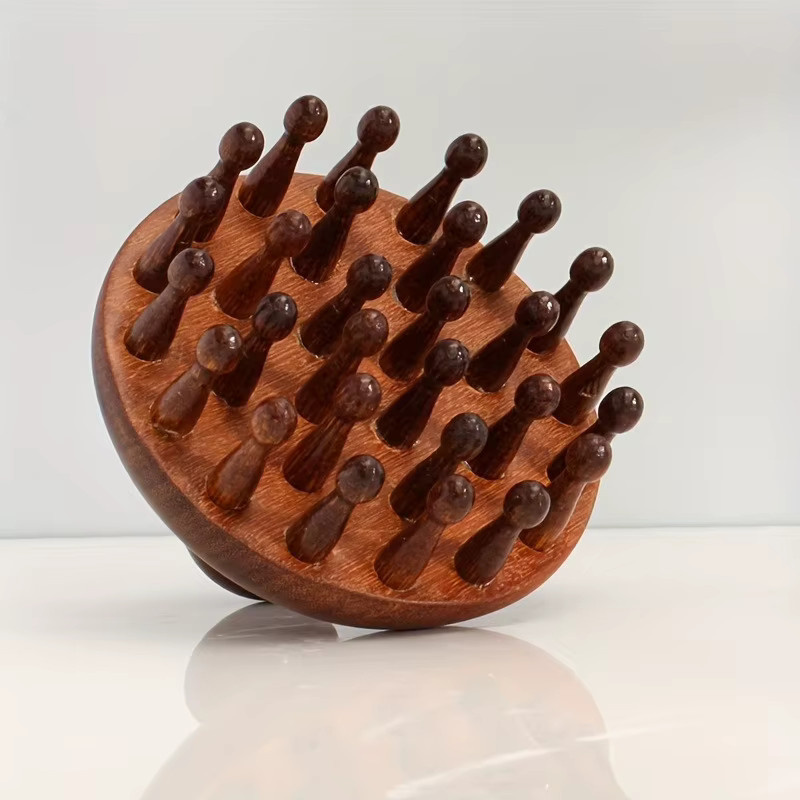 Holzkamm-Set, Massage-Haarkamm für normales Haar, Unisex - Bild 2
