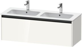 Duravit Waschtischunterschrank Ketho.2, wandhängend, Weiß hochglänzend, B/T/H: 128 x 44 x 44 cm - Bild 1