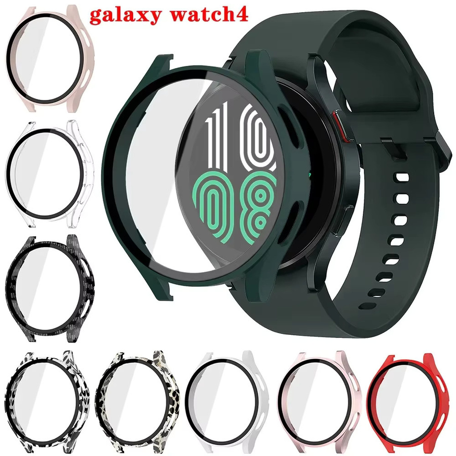 Samsung Galaxy Watch 4 Zubehör, Hülle und Displayschutzfolie, PC, transparent, 40 mm, 44 mm, Unisex - Bild 1