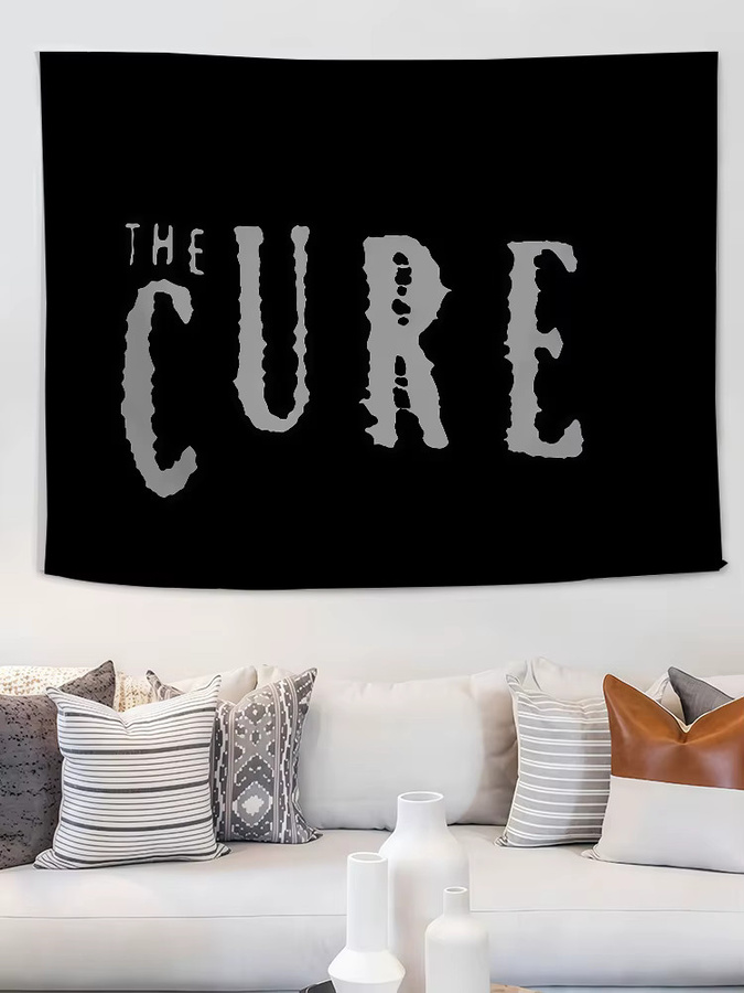 Warner Bros. The Cure Flagge Wandkunst Dekoration B: 60,0 cm, H: 40,0 cm - Bild 5