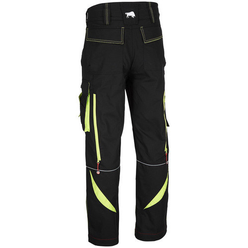 BULLSTAR Arbeitshose ULTRA in Schwarz mit reflektierenden Elementen und Cordura-Material - Bild 3