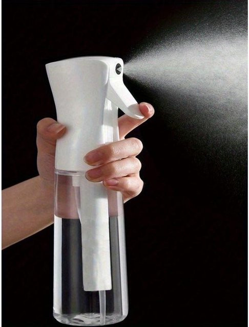 Wiederbefüllbare Hochdruck-Dauer-Sprühflasche für Haar und Gesicht, 200 ml, Weiß - Bild 1