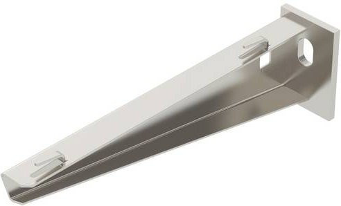 OBO Bettermann Wand- und Stielausleger aus Metall in Silber, L x B x H: 21,0 x 4,0 x 6,0 cm - Bild 1