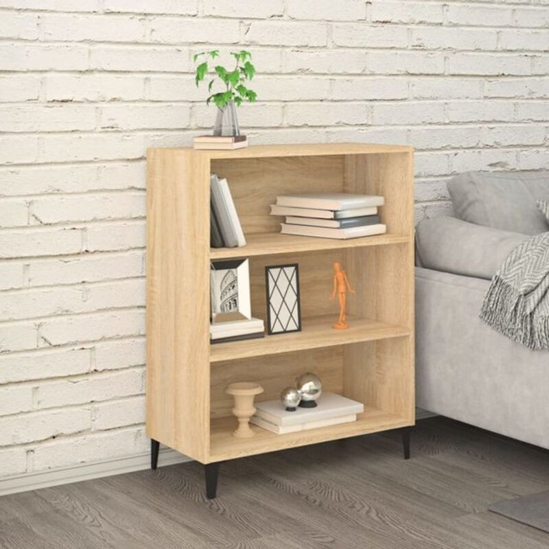 Sideboard vidaxl Classic in Sonoma-Eiche, B/T/H: 69,5 x 32,5 x 90 cm - Bild 1