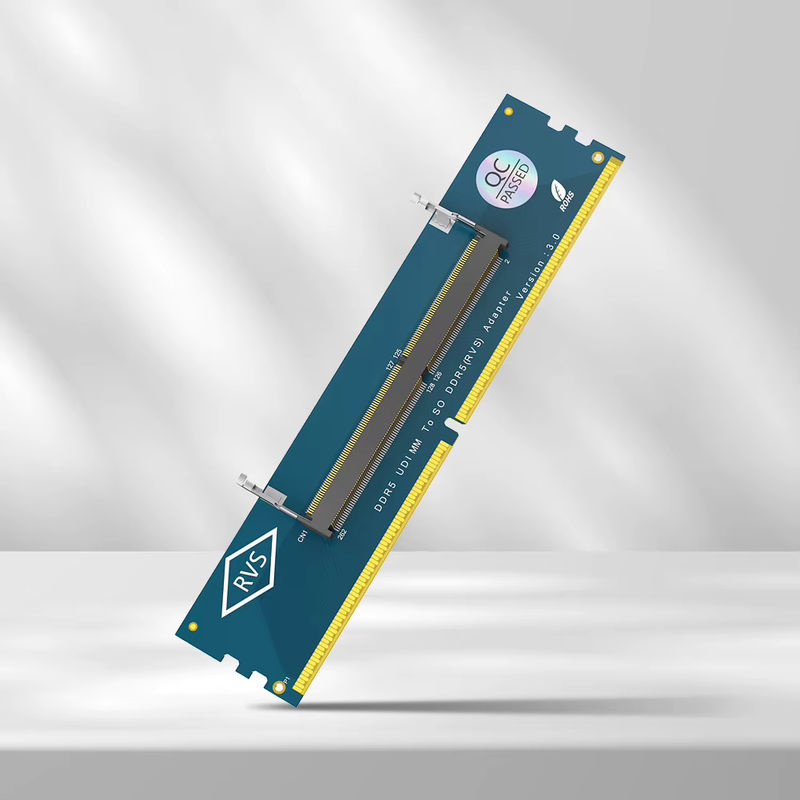 APWIKOGER DDR5 SO-DIMM Gaming Laptop RAM-Speichermodul mit Adapter auf PC DIMM für Desktop, Blau - Bild 3