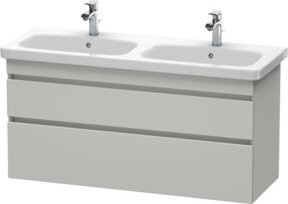 Duravit Waschtischunterschrank DuraStyle in Betongrau, B/T/H: 123 x 44,8 x 61 cm - Bild 1