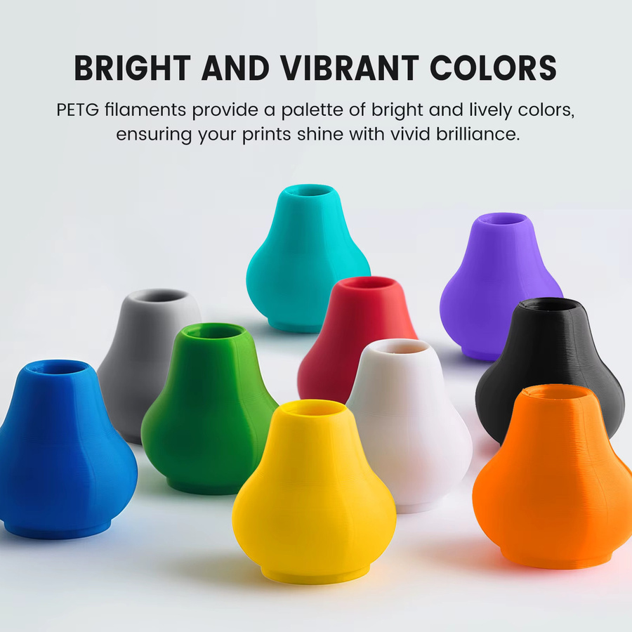 TECBEARS PETG 3D-Drucker-Filament Mehrfarben-Kombinationsset, 1,75 mm, 5 kg, für FDM-Drucker - Bild 4