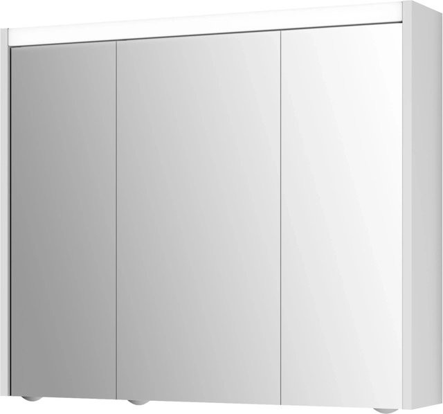 Jokey Spiegelschrank Sarto III in Weiß Hochglanz, B/H: 80 x 68 cm - Bild 1