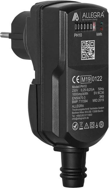 ALLEGRA MID Stromzähler PH10 in Schwarz - Bild 1