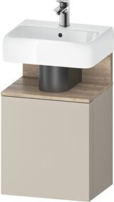 Duravit Waschtischunterschrank Qatego in Beige Marmo, B/T/H: 44 x 35 x 64,5 cm - Bild 1