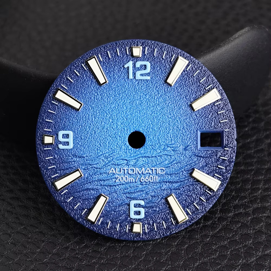 Dwayne Campbell Zifferblatt, 28,5 mm, blau, Herren - Bild 2