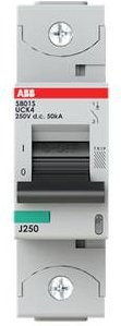 ABB S801S-UCK4 Leitungsschutzschalter 4A 250V grau - Bild 1