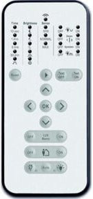 Busch-Jaeger MasterLINE Service-Handsender und IR Wireless Fernbedienung für Sicherheitssysteme, Farbe: Weiß - Bild 1