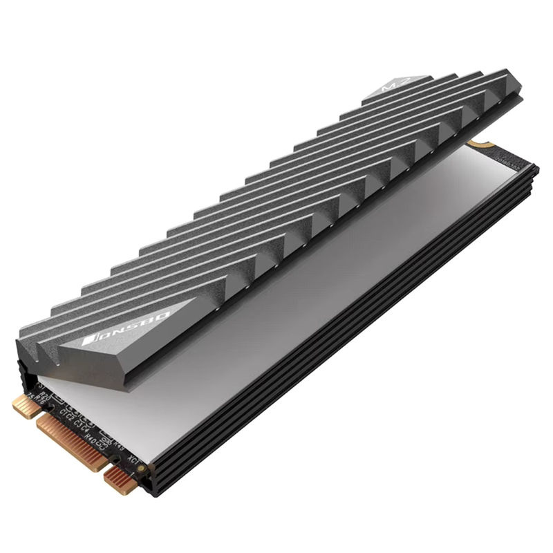 Ninth World M.2 NVMe SSD Kühlkörper aus Aluminium in Rot mit thermischem Silikonpad für 2280 Solid State Festplatten - Bild 7