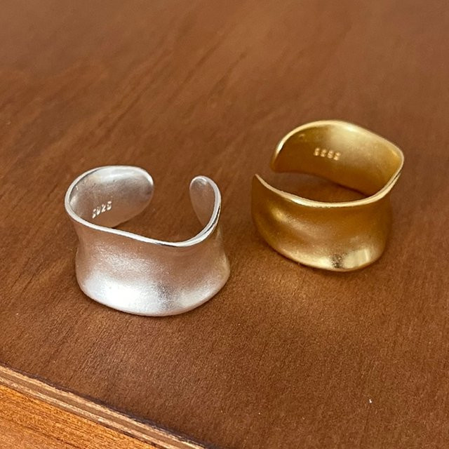 BF CLUB Ring, 925 Silber, Gold, Vintage, Damen - Bild 1
