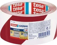 tesa SIGNAL Markierungsklebeband Premium in Rot und Weiß, Breite: 50 mm, Länge: 66 m - Bild 2