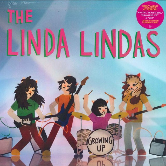 Linda Lindas - Growing Up LP Schallplatte auf pinkfarbenem Vinyl (Epitaph, 2022, Rock/Punk) - Bild 1