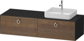 Duravit Waschtischunterschrank White Tulip in White, B/T: 160 x 55 cm - Bild 1