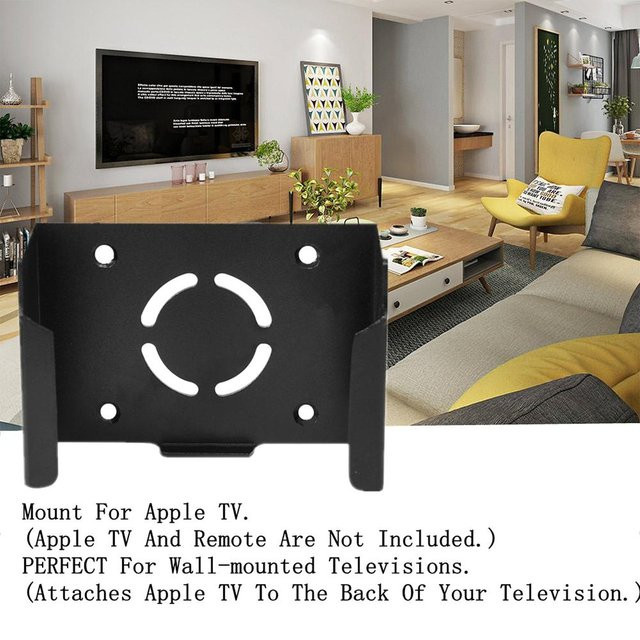 mfySpace Apple TV Wandhalterung aus Aluminiumlegierung in Schwarz - Bild 1