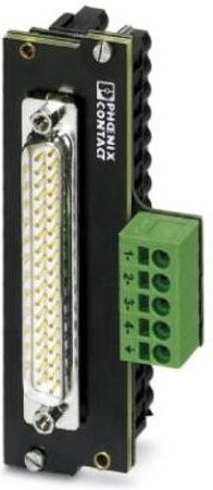 Phoenix Contact 2900622 FLKM-PA-D37/HW/AN/C300 SPS-Fronttafeleinsatz in Schwarz - Bild 1