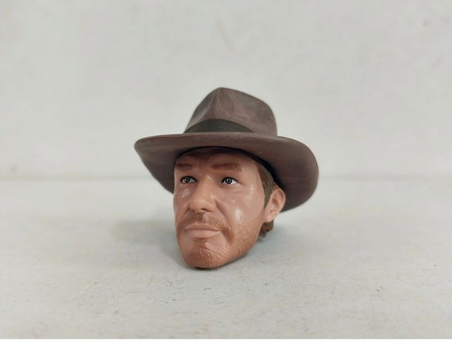 Indiana Jones Western Adventure Cowboy-Kopfschnitzmodell, Zubehör, Braun - Bild 1