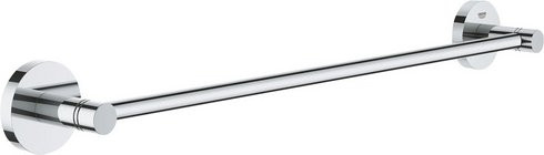 Grohe Handtuchstange Essentials aus Messing in Chrom, silberfarben, Wandmontage - Bild 1