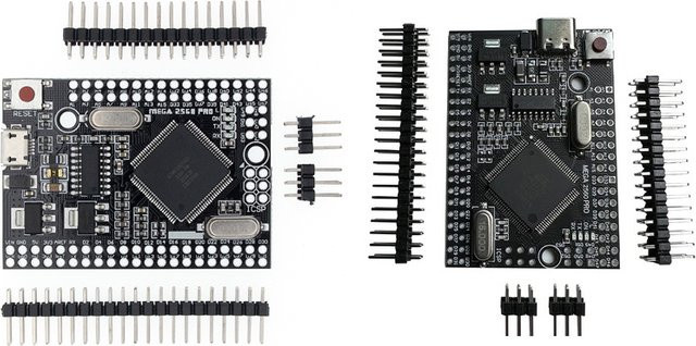 PENGHEKEJI Arduino Mega 2560 Pro Mikrocontroller mit ATMEGA2560-16AU und CH340G Chip, USB Type-C Anschluss, Schwarz - Bild 1