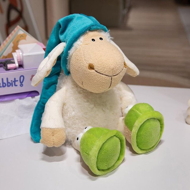 Yiran toy Schläfriges Schaf Wolf im Schafspelz, Plüschtier, 25cm - Bild 1
