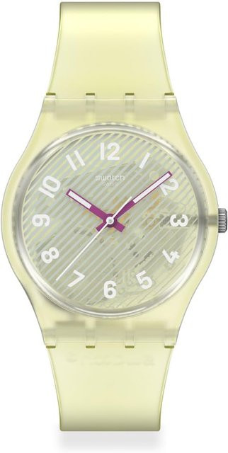 Swatch Armbanduhr, Kunststoff, Gelb, Unisex - Bild 1
