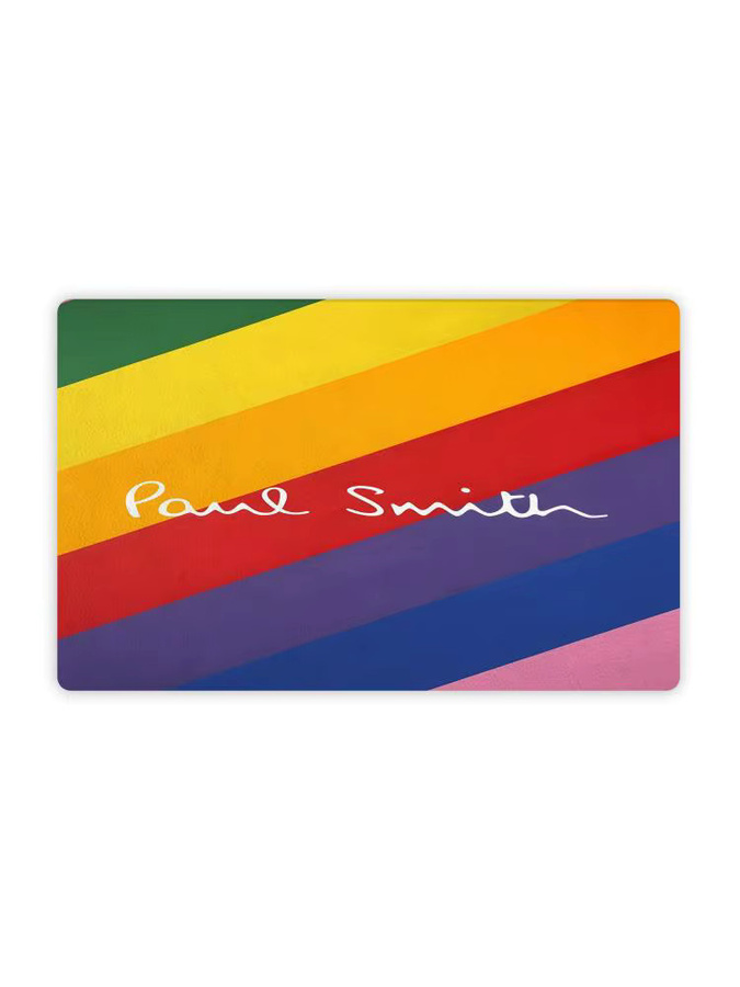 Paul Smith Teppich Streifendesign Weiß Multicolour Rutschfest B: 60 cm, T: 40 cm - Bild 4