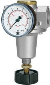 Riegler Druckregler Standard mit Manometer BG 3 G 1 in Silber, 0,5 - 10 bar - Bild 1