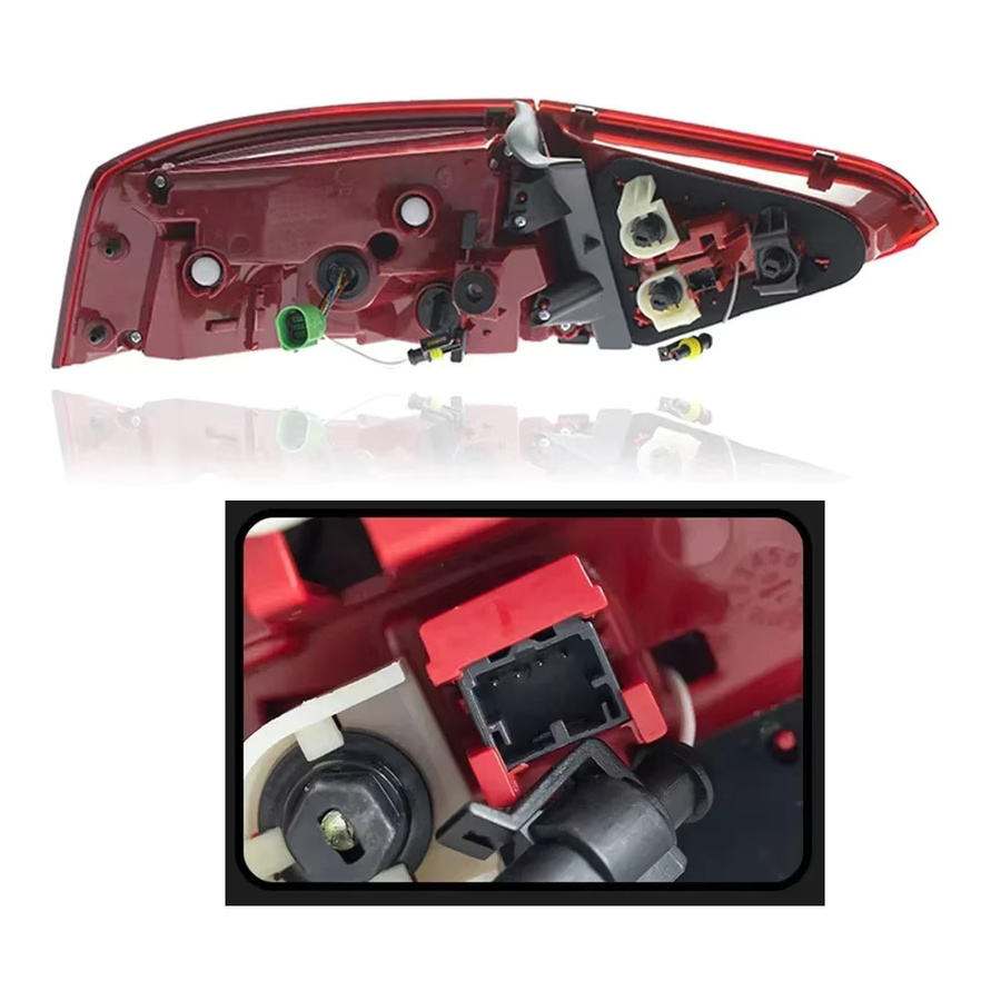 Bosclear Dynamische Auto-Heckleuchte für Audi A5 (2008-2016) und S5 in Rot mit Blinker, Bremse, Abbiegelicht und Rückfahrlicht - Bild 3