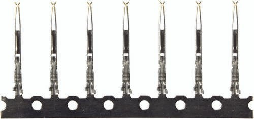 HARTING Crimpkontakt 02050002512 aus Messing in Silber, 500 Stück - Bild 1