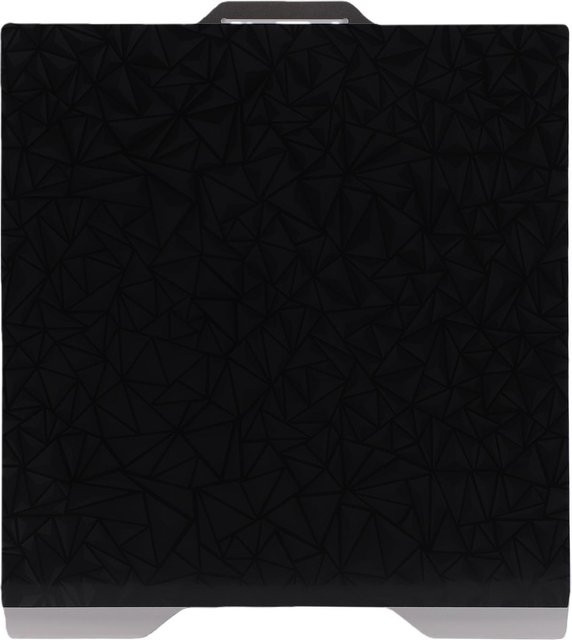 Creality PET PEO Bauplatte für Creality Sparkx I7 3D-Drucker, zweiseitig glatt, Kohlefaser und PEO, Schwarz, B: 26,7 cm x T: 30,1 cm - Bild 1