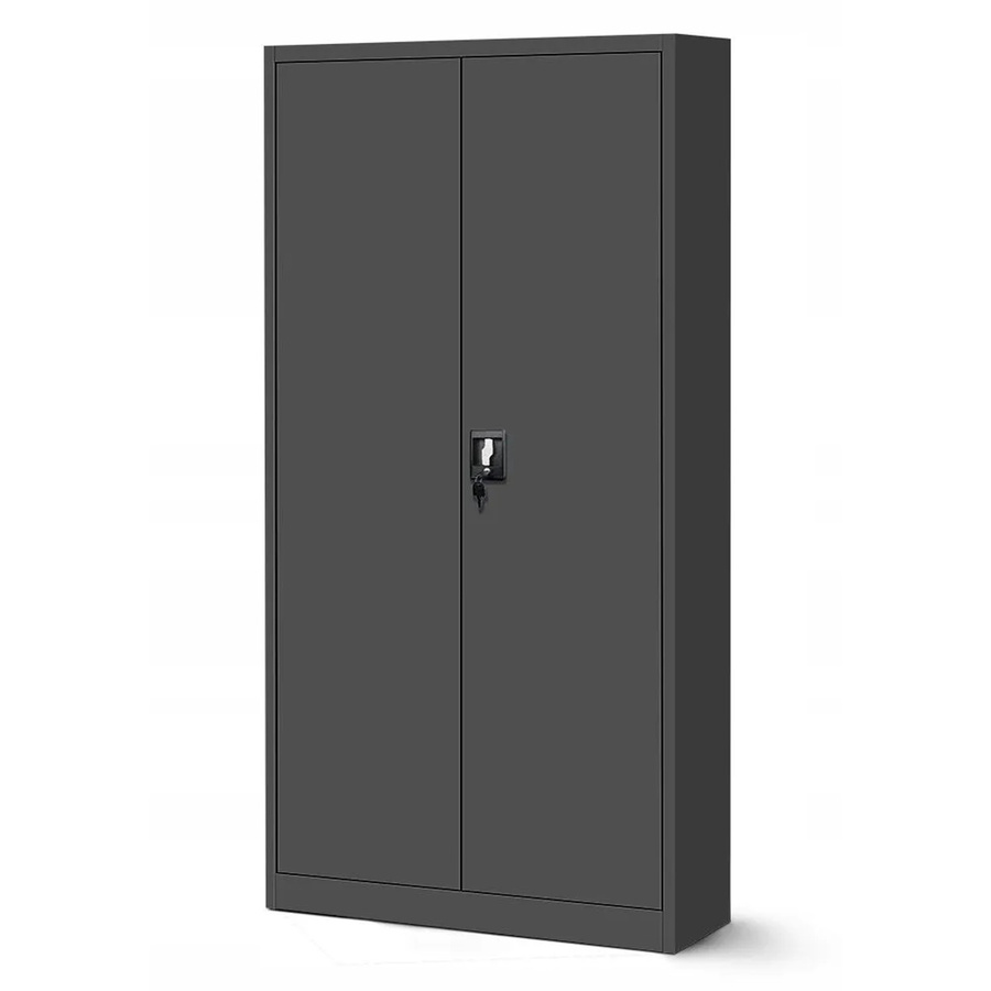 Jan Nowak Aktenschrank Büroschrank aus Stahl in Anthrazit, H 195 x B 90 x T 40 cm - Bild 2