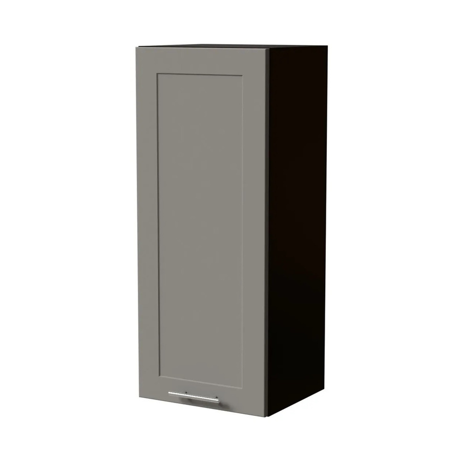 Feldmann-Wohnen Hängeschrank Oslo W4/40 in Schwarz und Reed Green Matt, B/T/H: 40 x 32,5 x 96 cm - Bild 2
