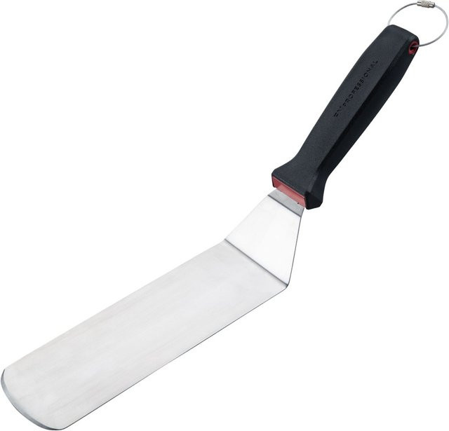 FMprofessional Bratenwender Presist gewinkelt aus Metall in Silber, Länge: 24 cm, Breite: 7 cm - Bild 1