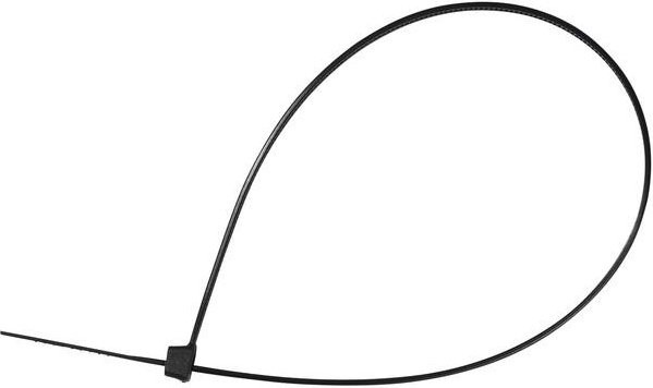 Vivanco Kabelbinder aus Nylon in Schwarz, 100 Stück, Breite: 4,8 mm, Länge: 300 mm - Bild 1