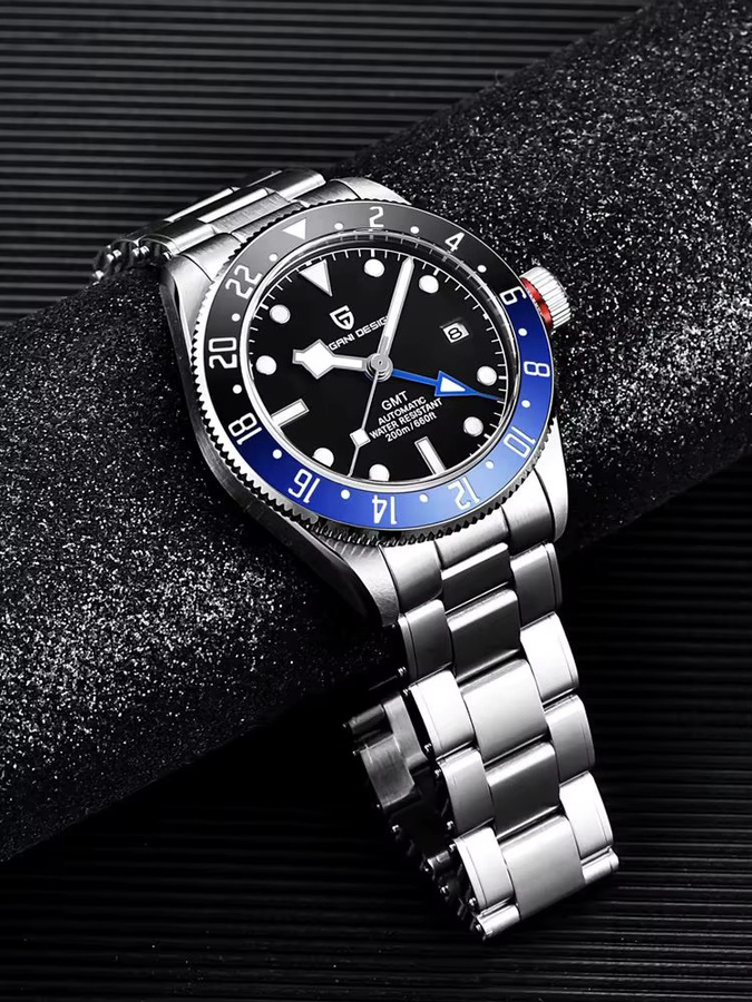 PAGANI DESIGN Armbanduhr GMT, Automatik, Edelstahl, Saphirglas, Herren - Bild 7