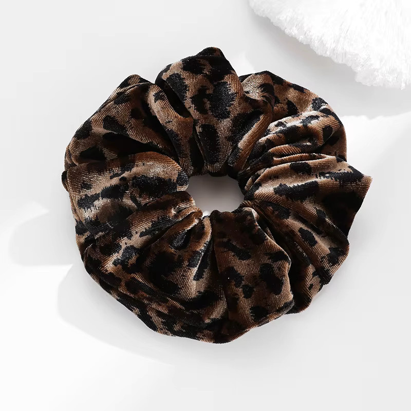 Loe Scrunchie, Leopardenmuster, Samt, Damen - Bild 4