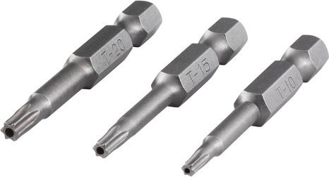 Wolfcraft Schraubendreherklinge 1261000 mit 1/4 Zoll Sechskant in Silber - Bild 1