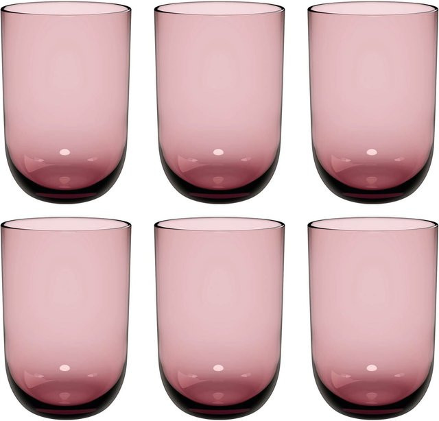 Villeroy & Boch like. by Longdrinkbecher Like Glass, 6er Set, Purple/Multicolour, 385 ml - Bild 1