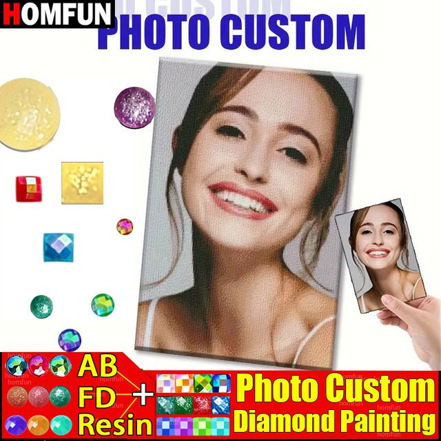 HOMFUN Fantasy 5D Mosaik Stickerei, DIY, Bunt / Mehrfarbig - Bild 1