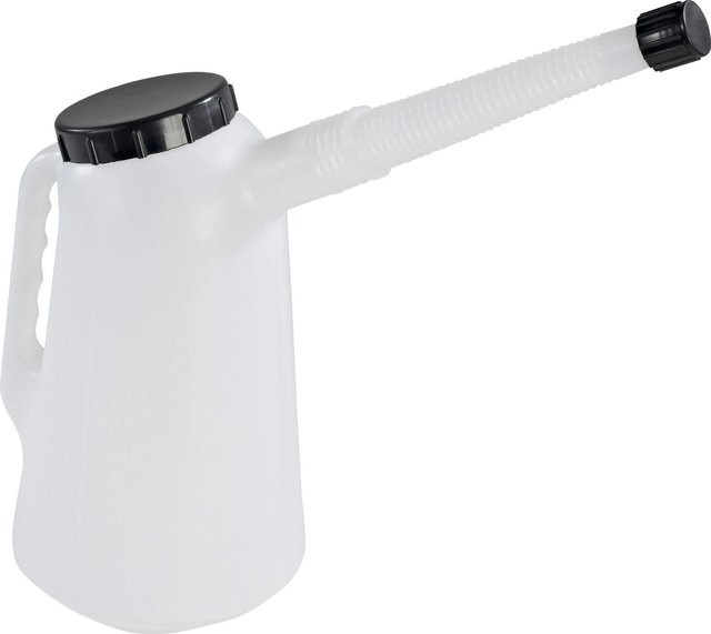 LUX-TOOLS Mess- und Vorratskanne aus Kunststoff in Weiß, Höhe: 24,5 cm, Breite: 19 cm - Bild 1