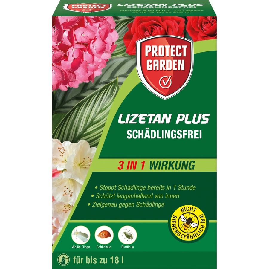 Protect Garden Lizetan Plus Schädlingsbekämpfung gegen Blattläuse, Weiße Fliegen und Schildläuse für Zierpflanzen, 50 ml - Bild 2