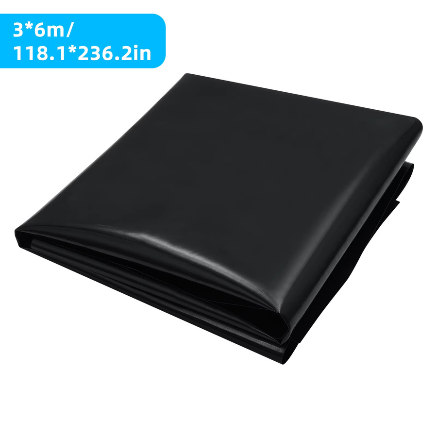 Verstärkte HDPE Teichfolie Schwarz 0,5 mm Wasserdichte Fischteich-Membran für Koi-Teiche und Gartenbrunnen - Bild 8