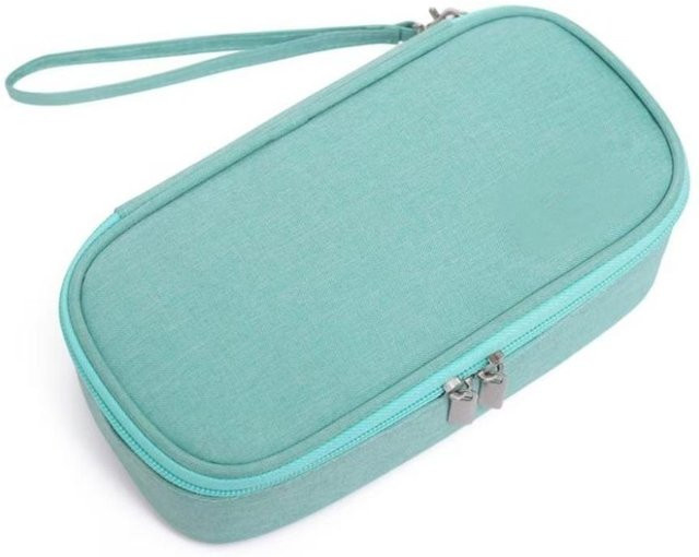 Wasserdichte Insulin-Kühltasche von Ruihang als tragbarer Medikamenten-Kühlschrank für den Pillenschutz in Grün - Bild 1