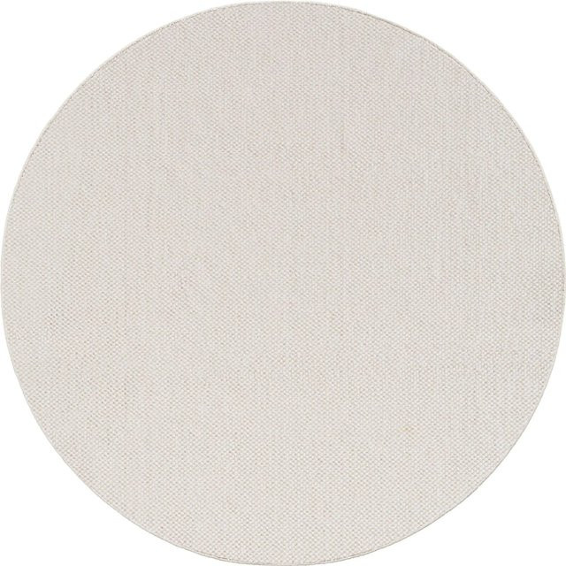 Ayyildiz Flachgewebeteppich Helix Rund Creme Beige Ø 120 cm - Bild 1