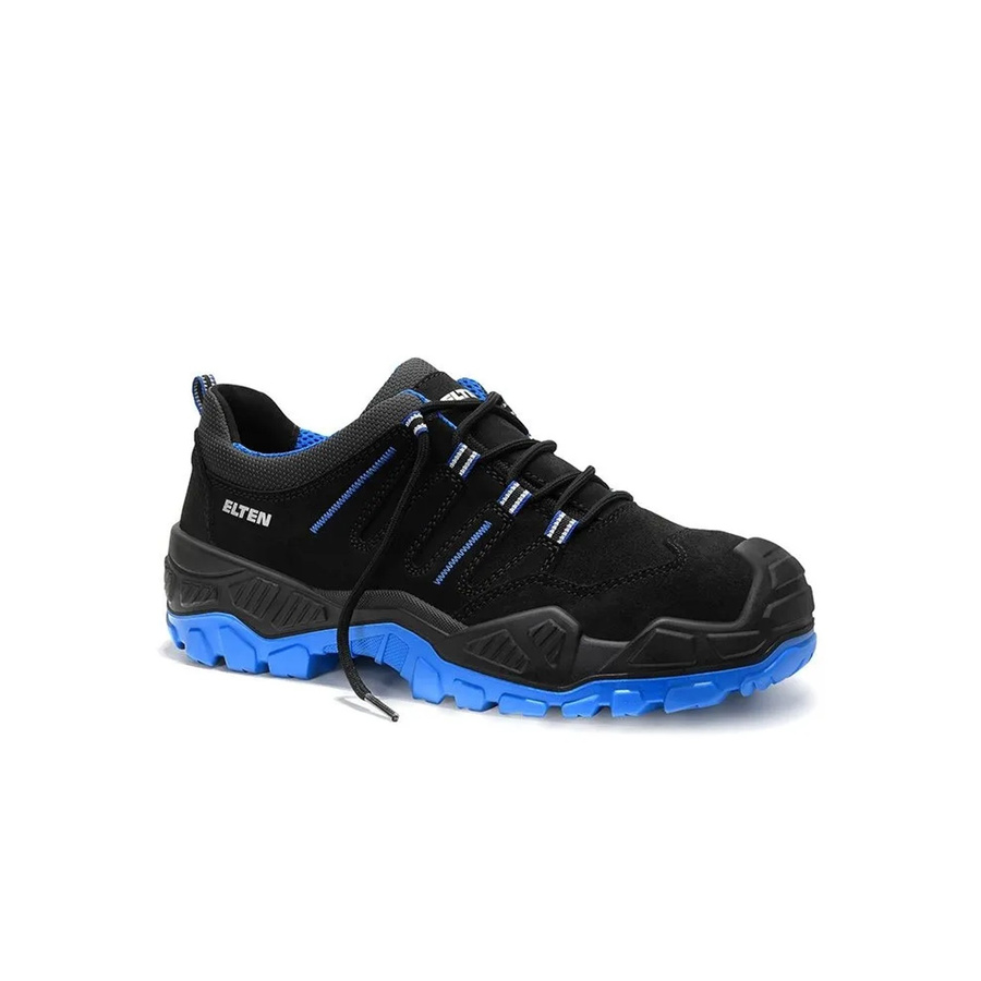 Elten Sicherheitshalbschuh Quentin Black Blue Low ESD S3 S3 Größe 41 aus Leder - Bild 2
